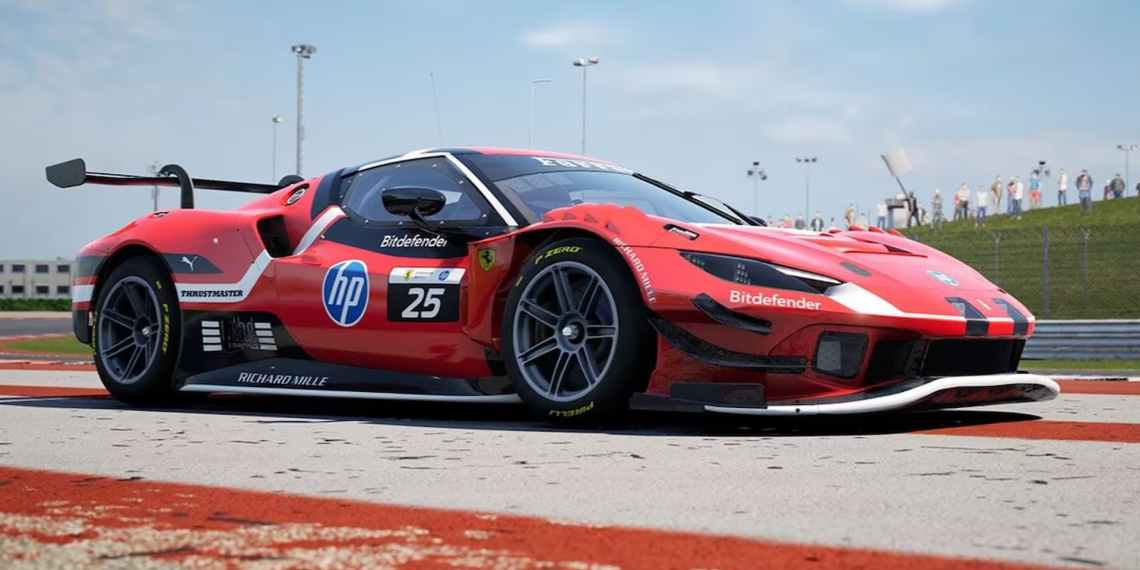 race car 2025 Ferrari HP Esports Series
