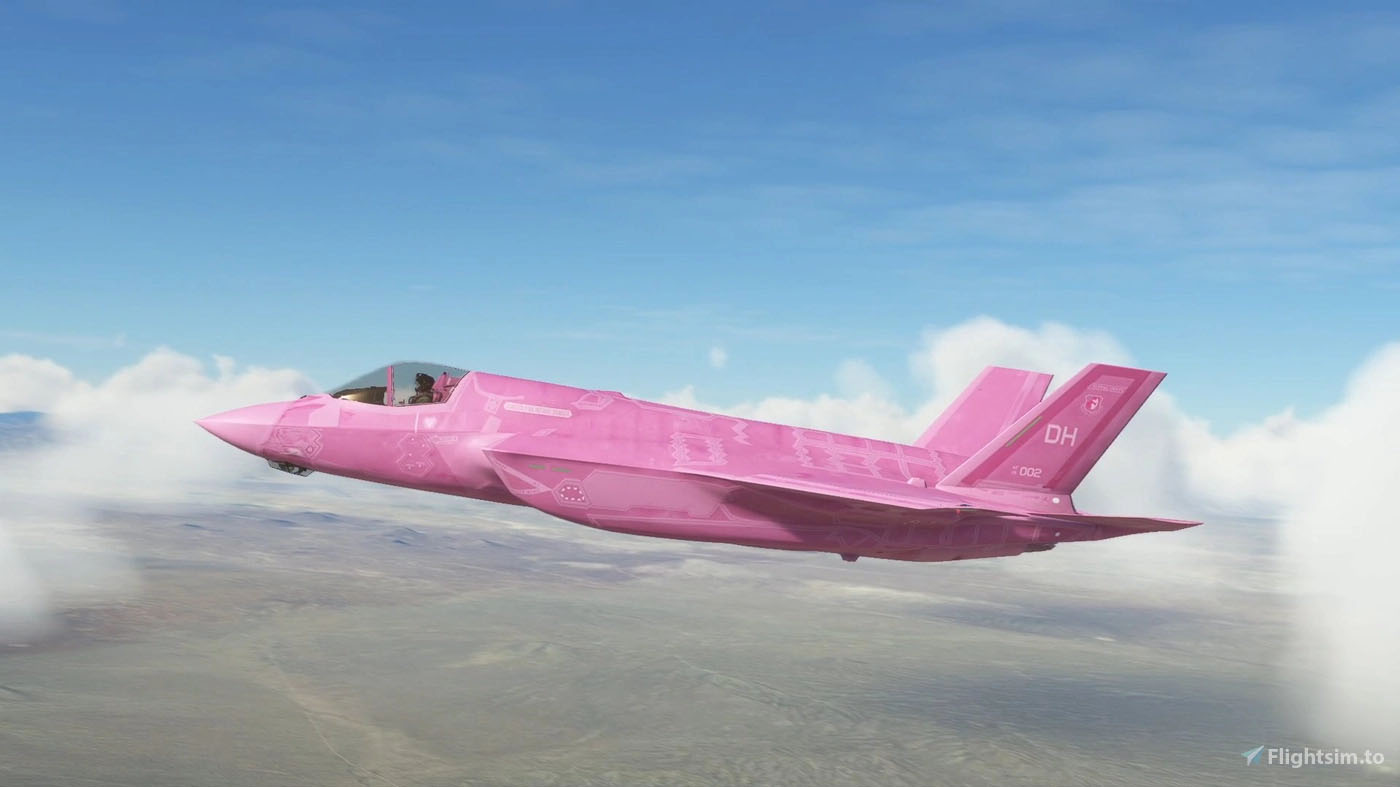 Microsoft Flight Simulator f-35b pink menace