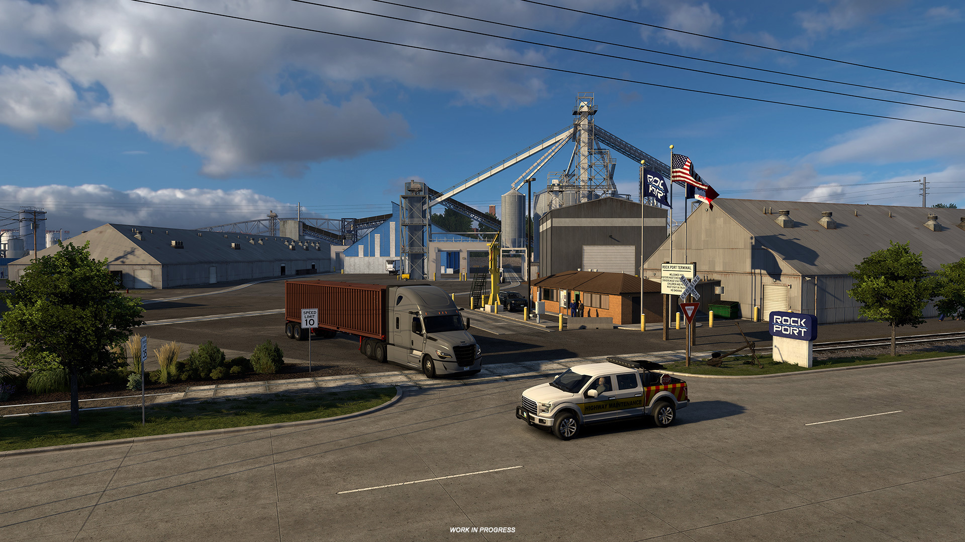American Truck Simulator 2 Iowa River Ports