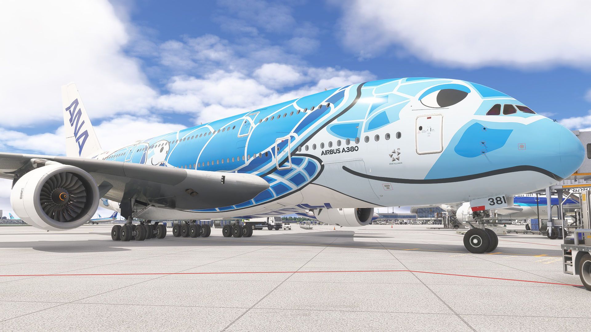 Microsoft Flight Simulator 2024 A380 Flying Honu