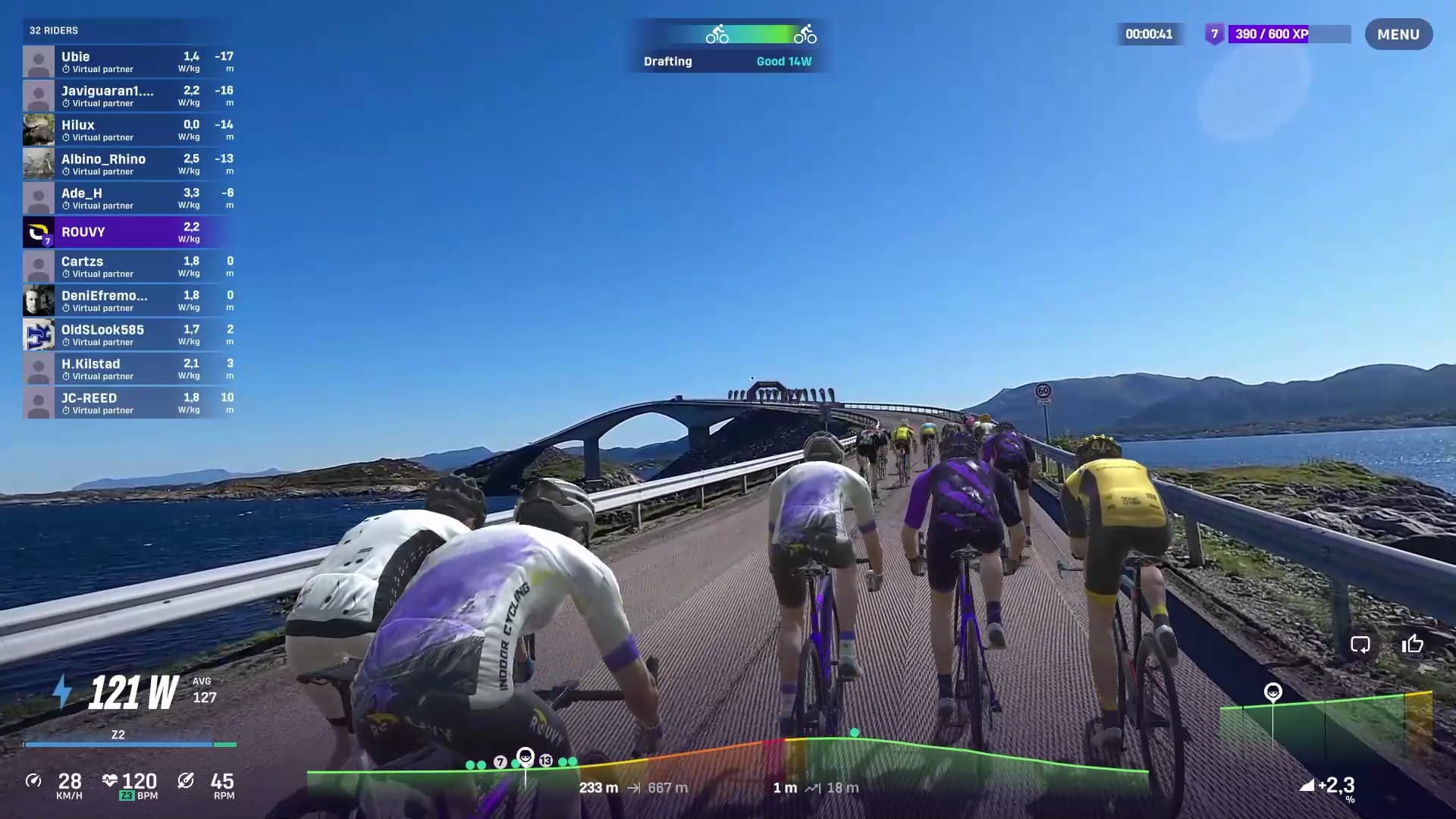 Rouvy Norway Atlantic Road