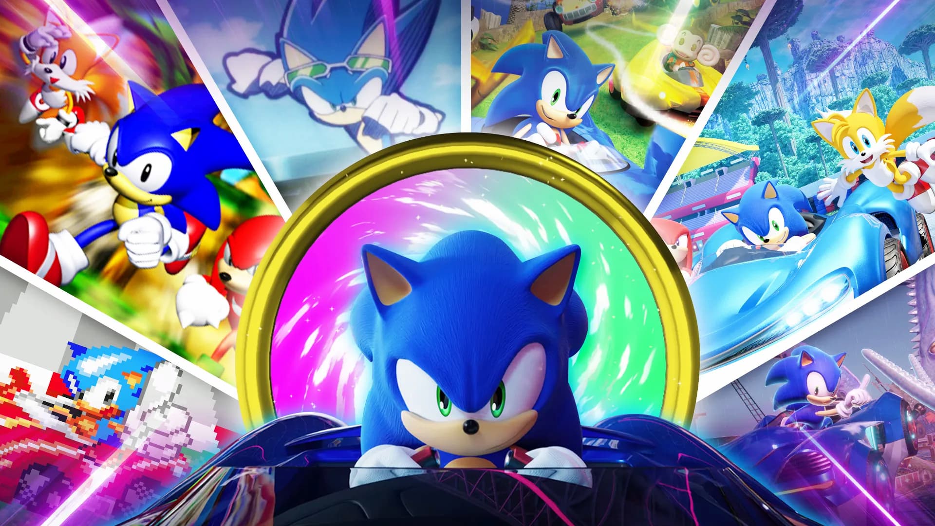 Sonic Racing Around the World art