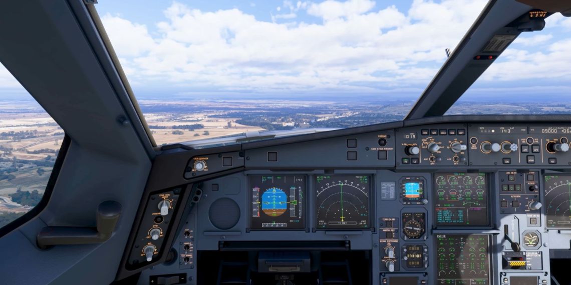 Microsoft Flight Simulator Airbus A340 by Aerosoft and Toliss