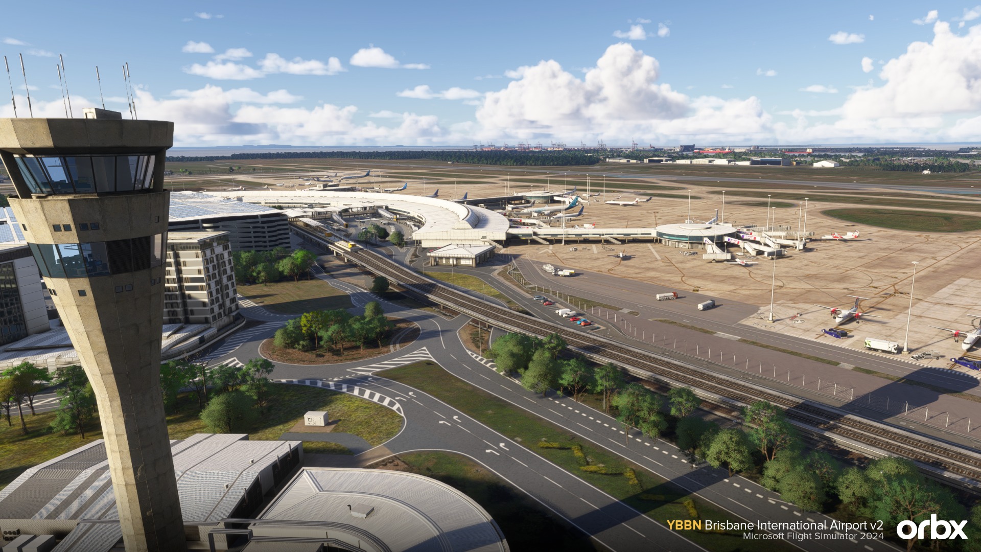 Microsoft Flight Simulator 2024 Brisbane Airport