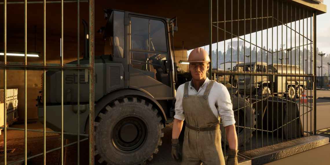 soldier and vehicles in Military Logistics Simulator