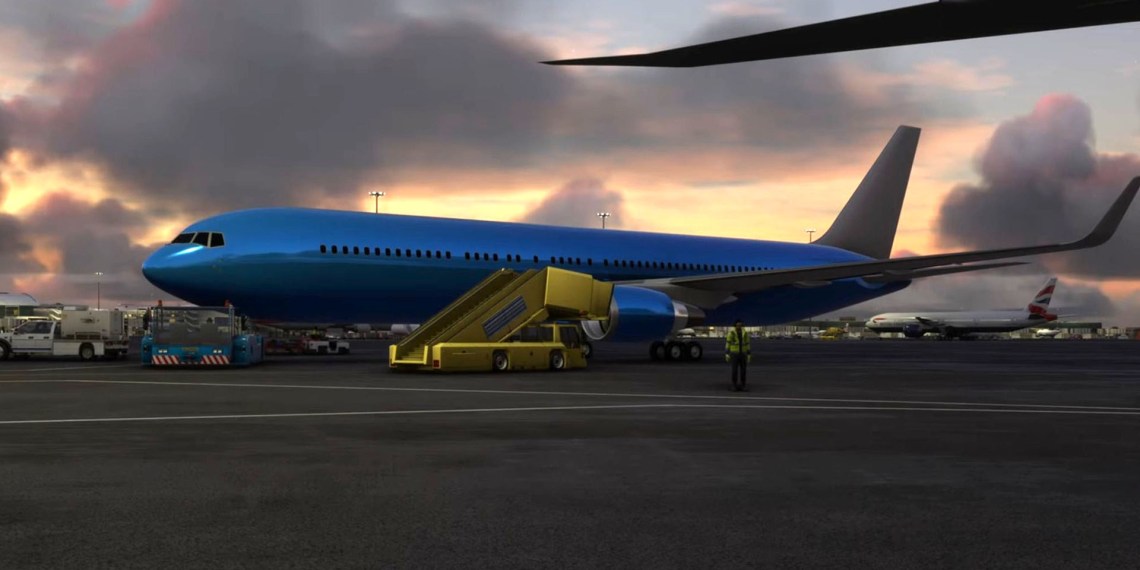Microsoft Flight Simulator Boeing 767