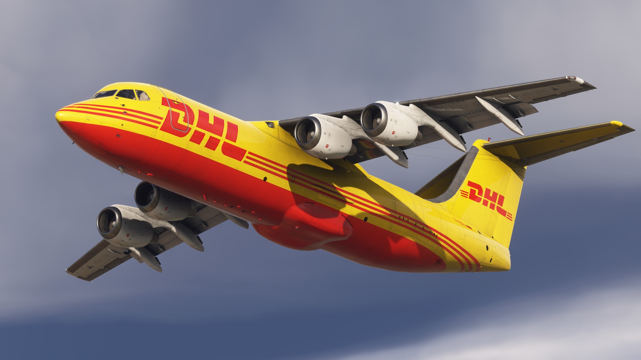 Microsoft Flight Simulator Avro RJ QT Freighter