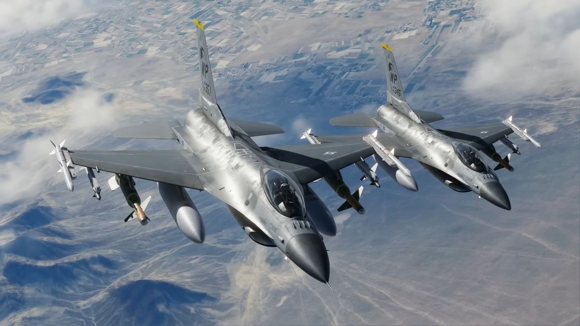 DCS World F-16 Formation