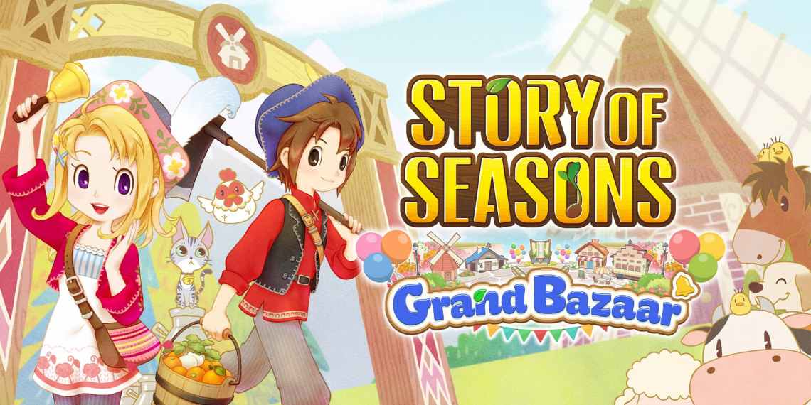 Story of Seasons Grand Bazaar key art