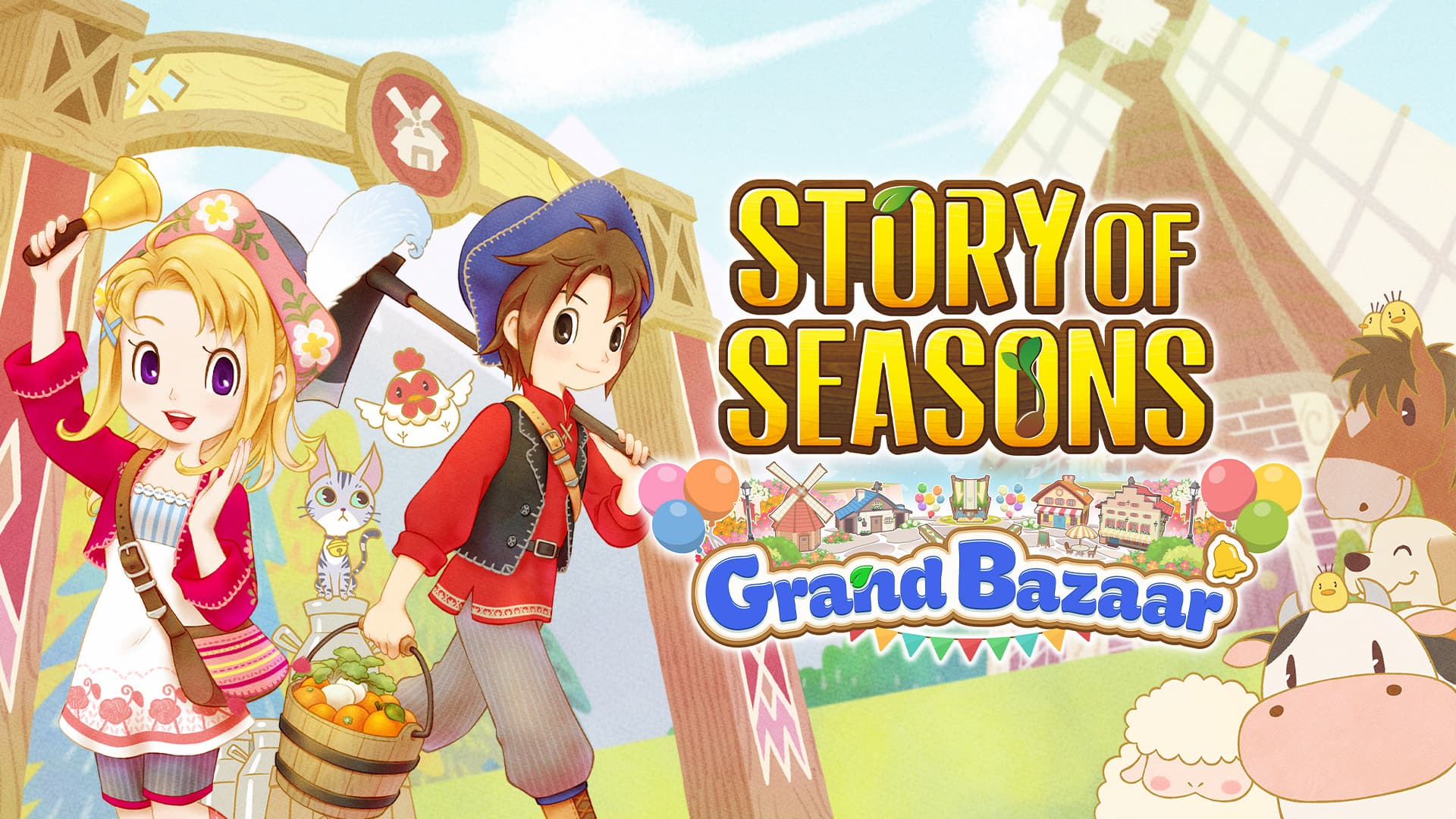 Story of Seasons Grand Bazaar key art