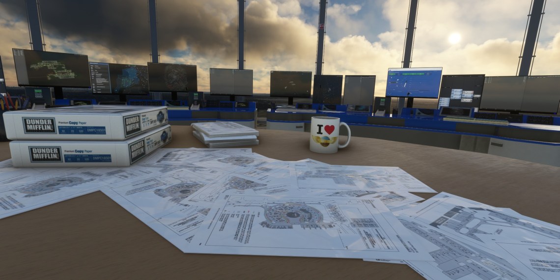 Microsoft Flight SImulator Paris Charles de Gaulle