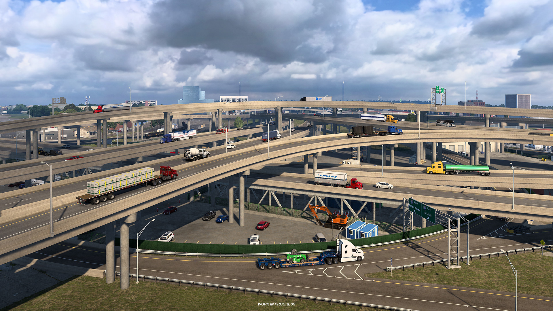 American Truck Simulator Louisiana Road Network