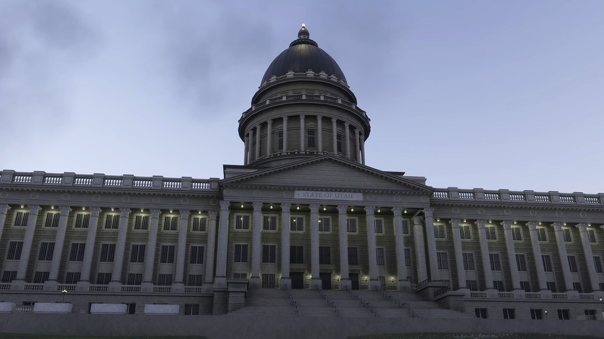 Microsoft FLight Simulator Salt Lake City Utah Capitol