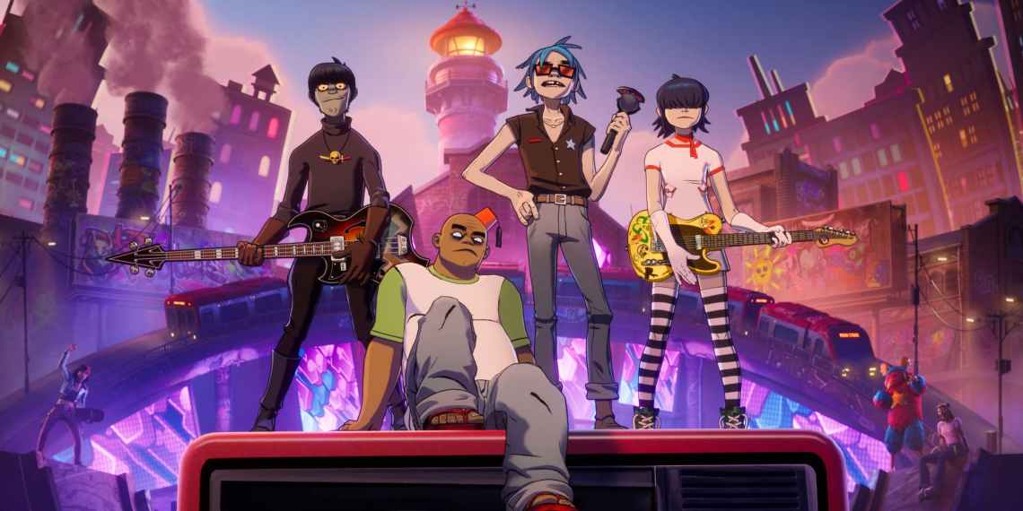 Fortnite Gorillaz key visual