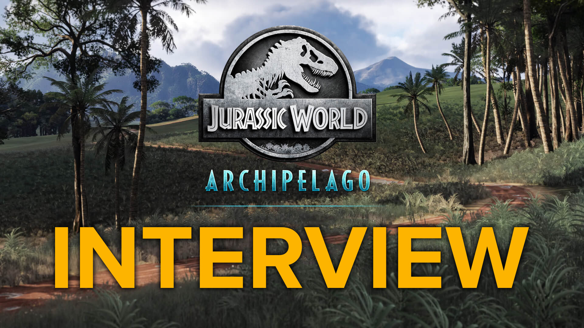 Jurassic World Archipelago Interview with Jurassic World Logo and title, on Microsoft Flight Simulator 2024 image