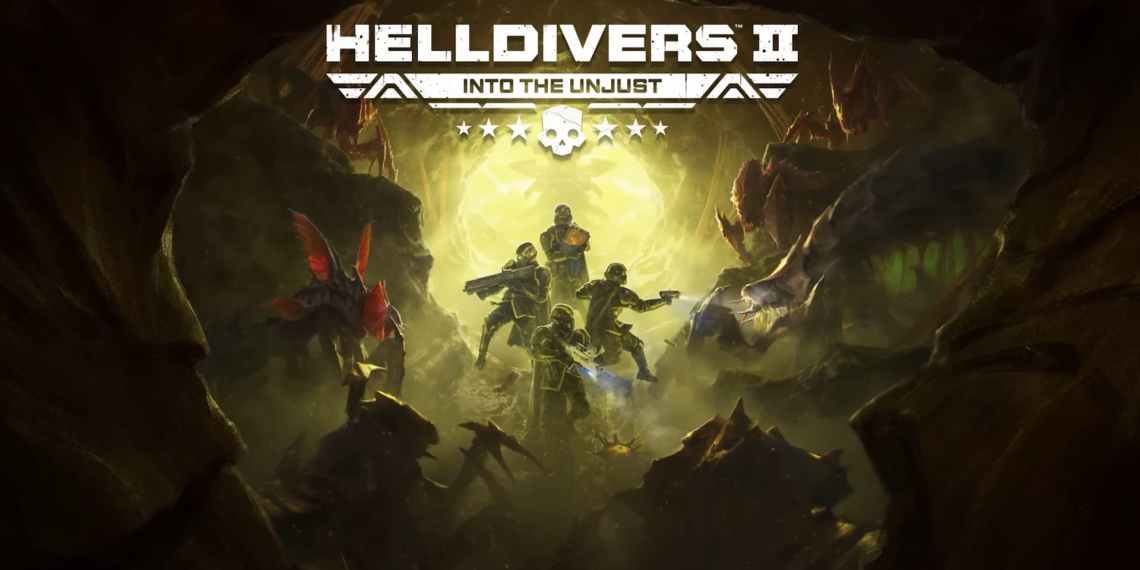 Helldivers 2 Into the Unjust key art