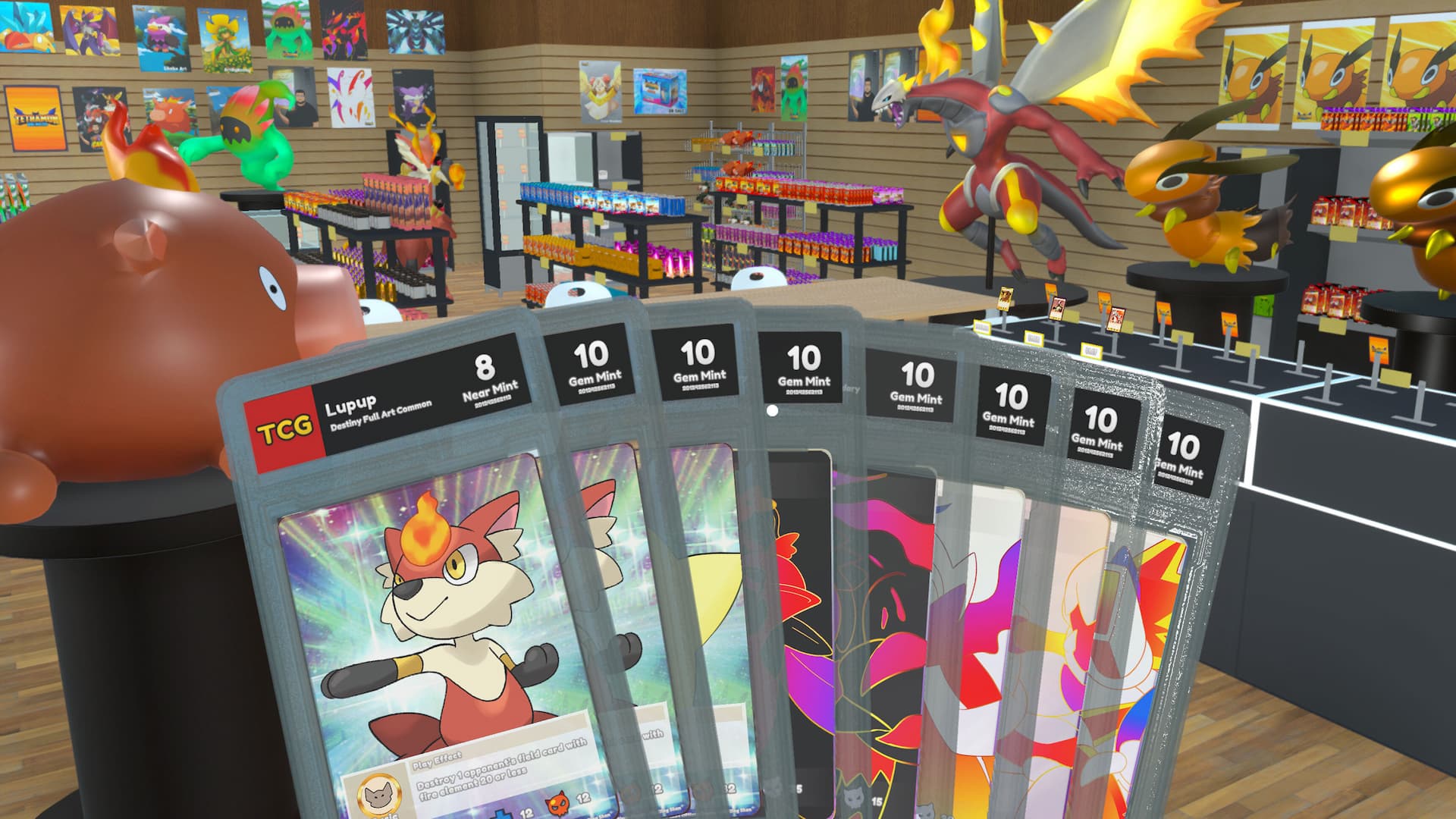 TCG Card Shop Simulator graded cards