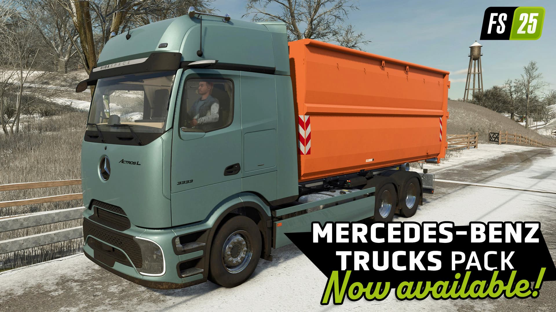 Mercedes-Benz Truck Pack Farming Simulator 25 released