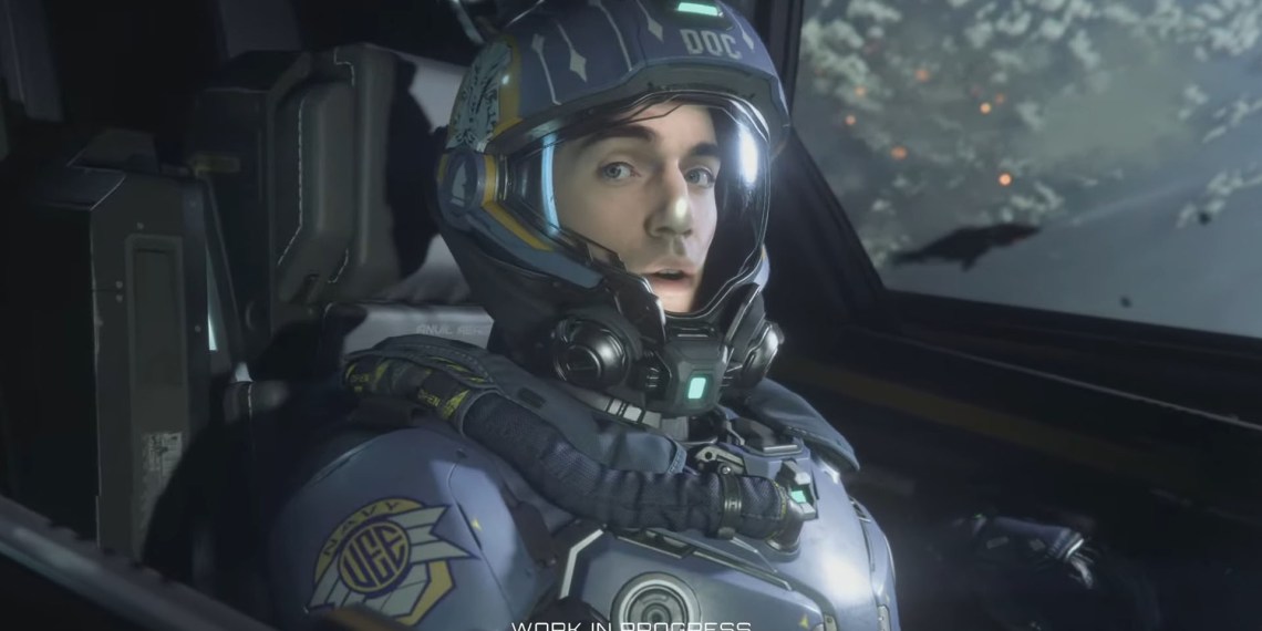 Henry Cavill in the Star Citizen single player campaign Squadron 42.