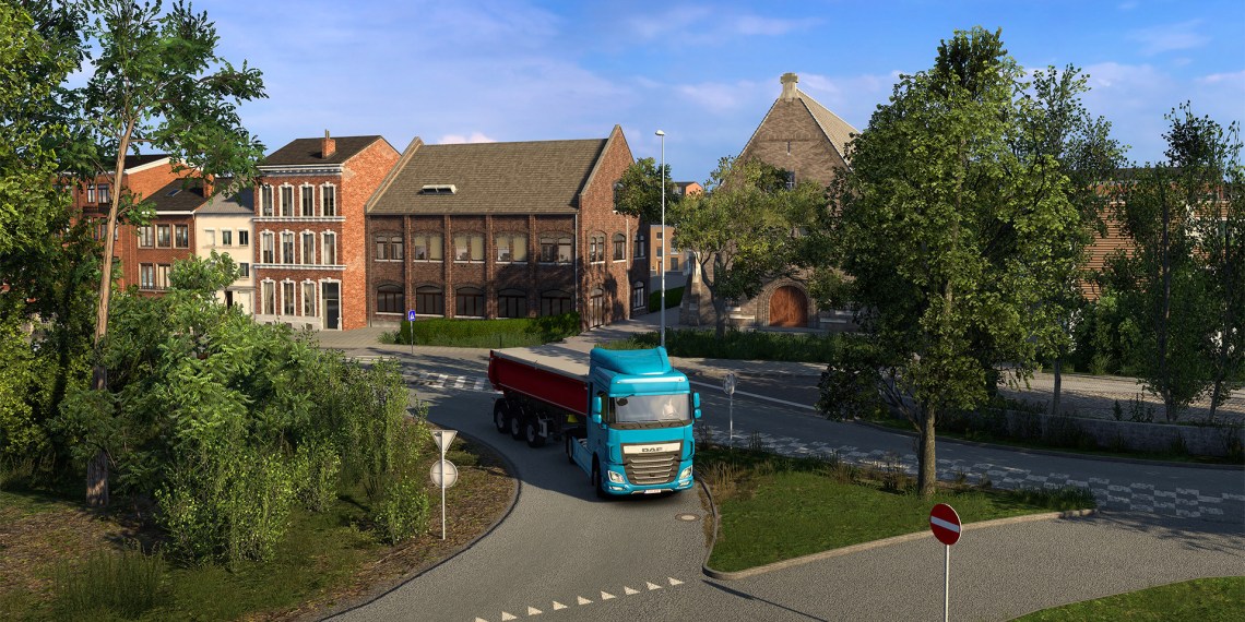 Euro Truck Simulator 2 Benelux Rework Brussels
