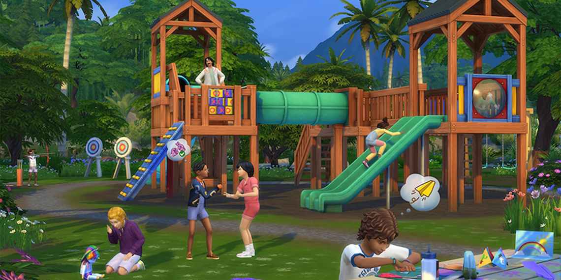 The Sims 4 playgrounds