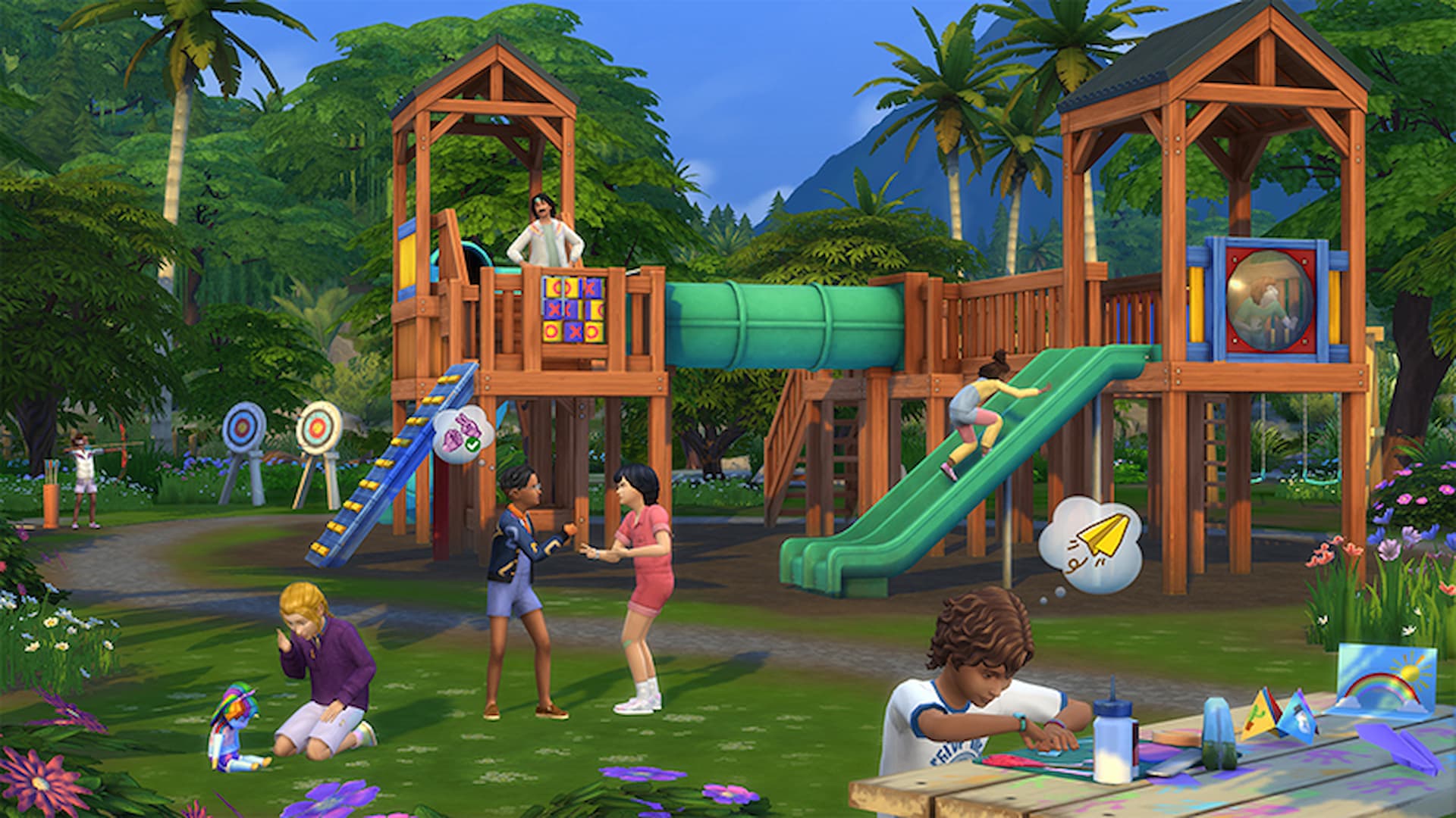 The Sims 4 playgrounds