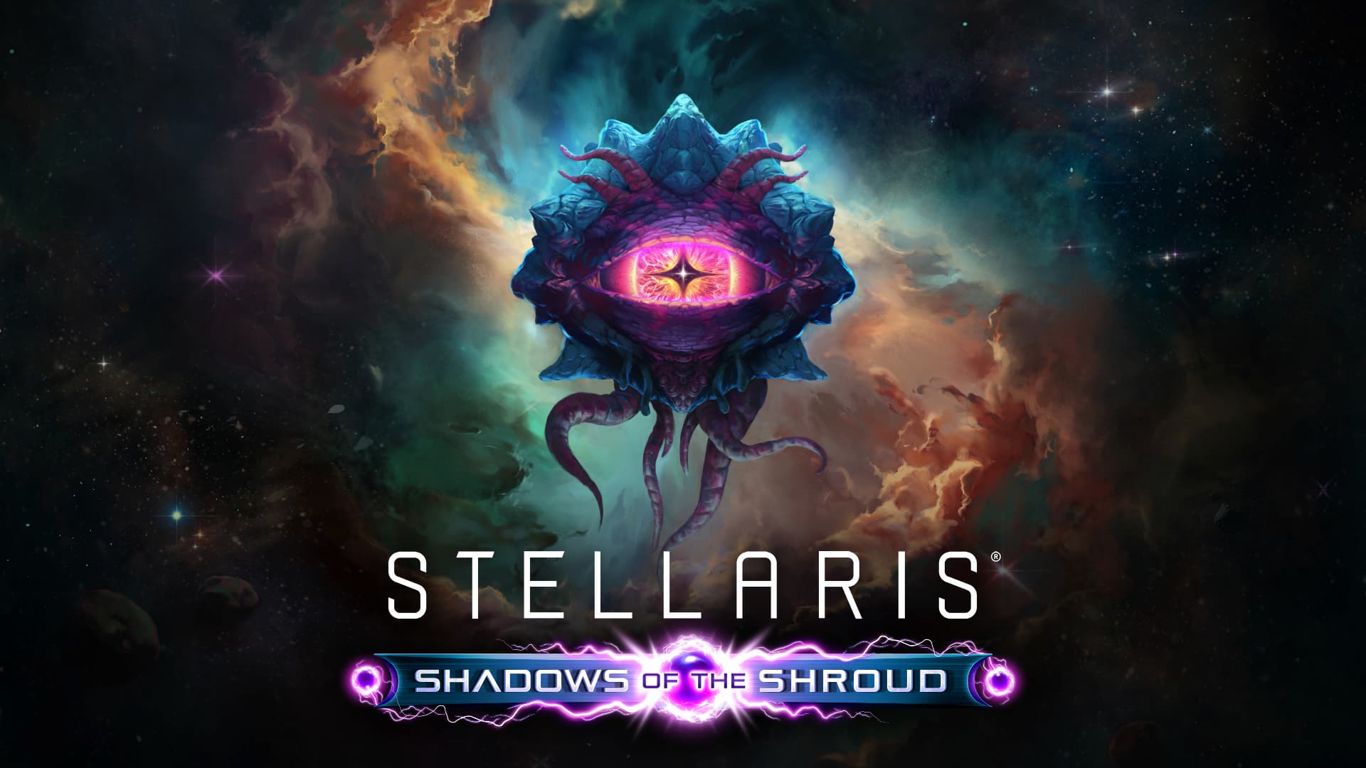 Stellaris Shadows of the Shroud key art