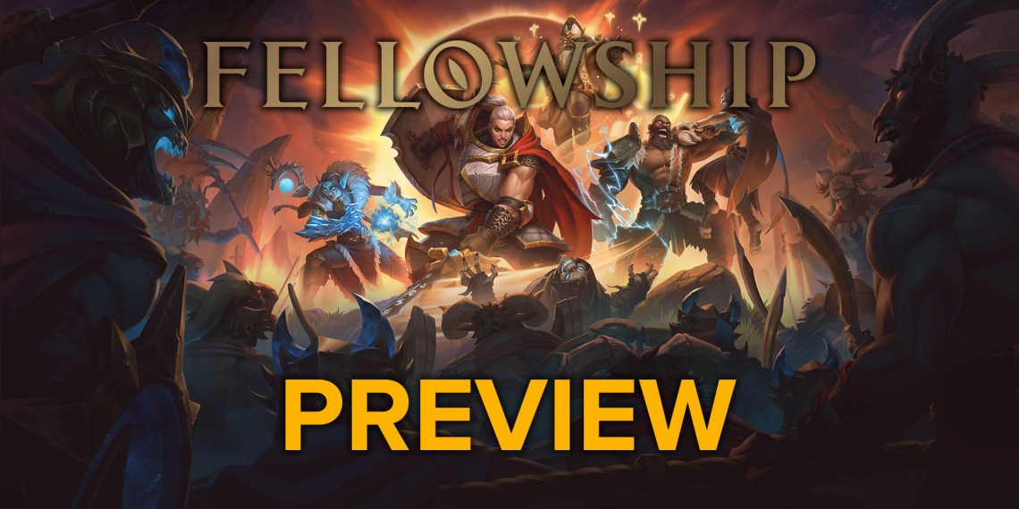 Fellowship key art with logo and "preview" title