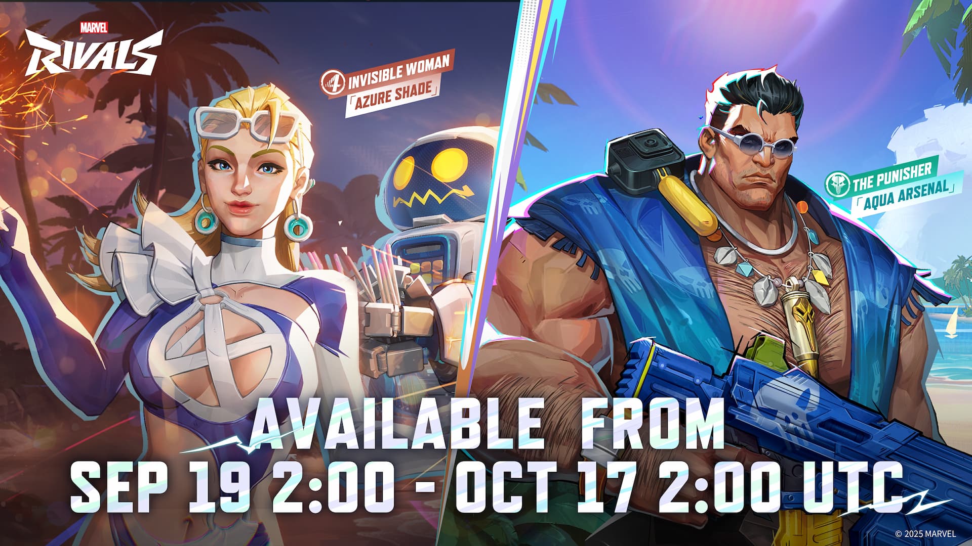 Marvel Rivals The Punisher and Invisible Woman