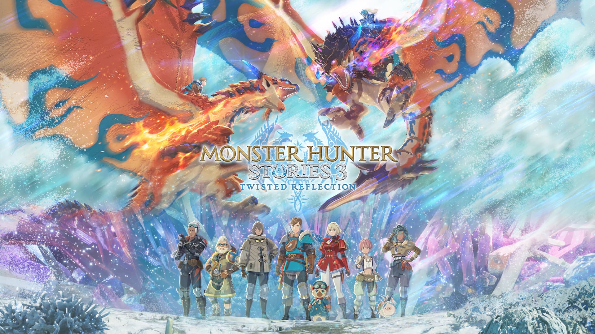 Monster Hunter Stories 3 Twisted Reflection key art