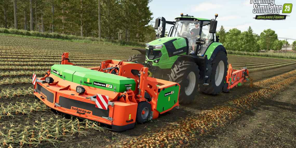 Farming Simulator 25 Highlands Fishing Deutz-Fahr Holaras