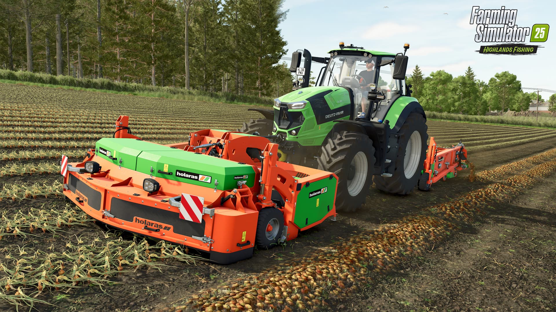 Farming Simulator 25 Highlands Fishing Deutz-Fahr Holaras