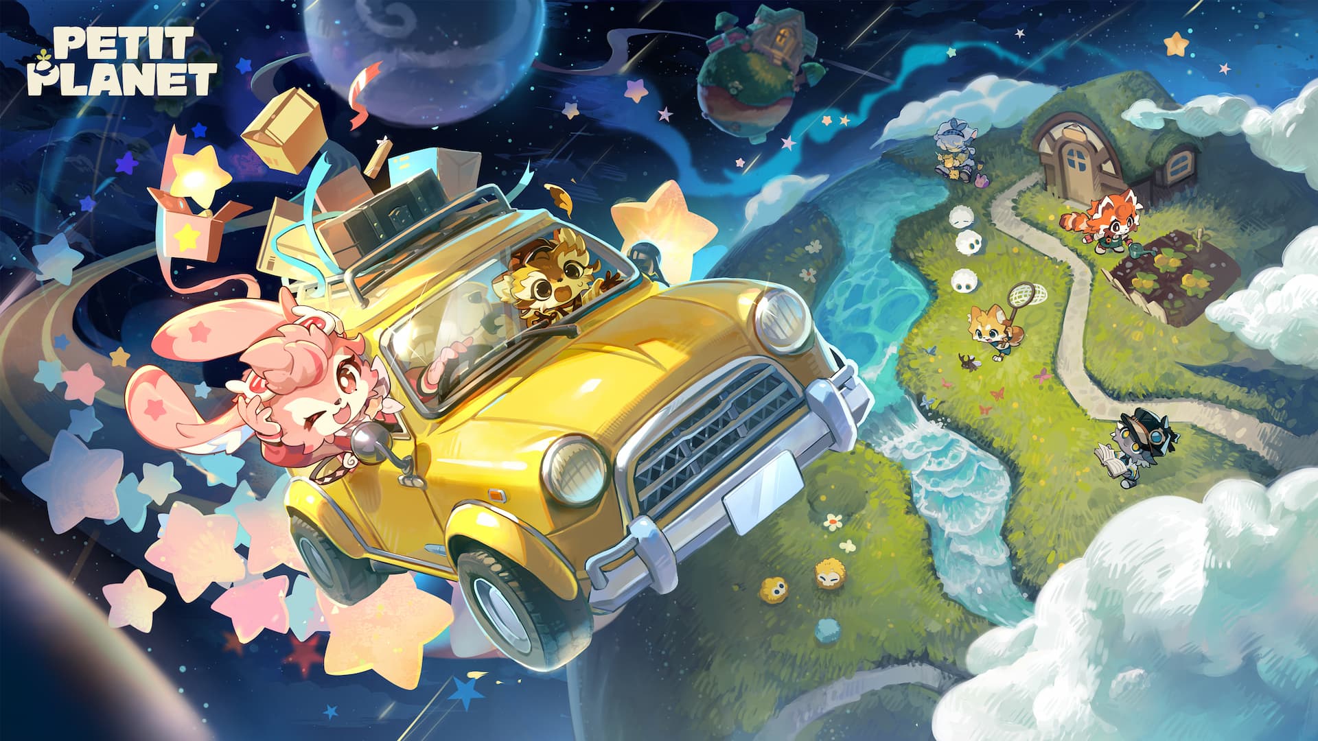 Petit Planet closed beta test key visual