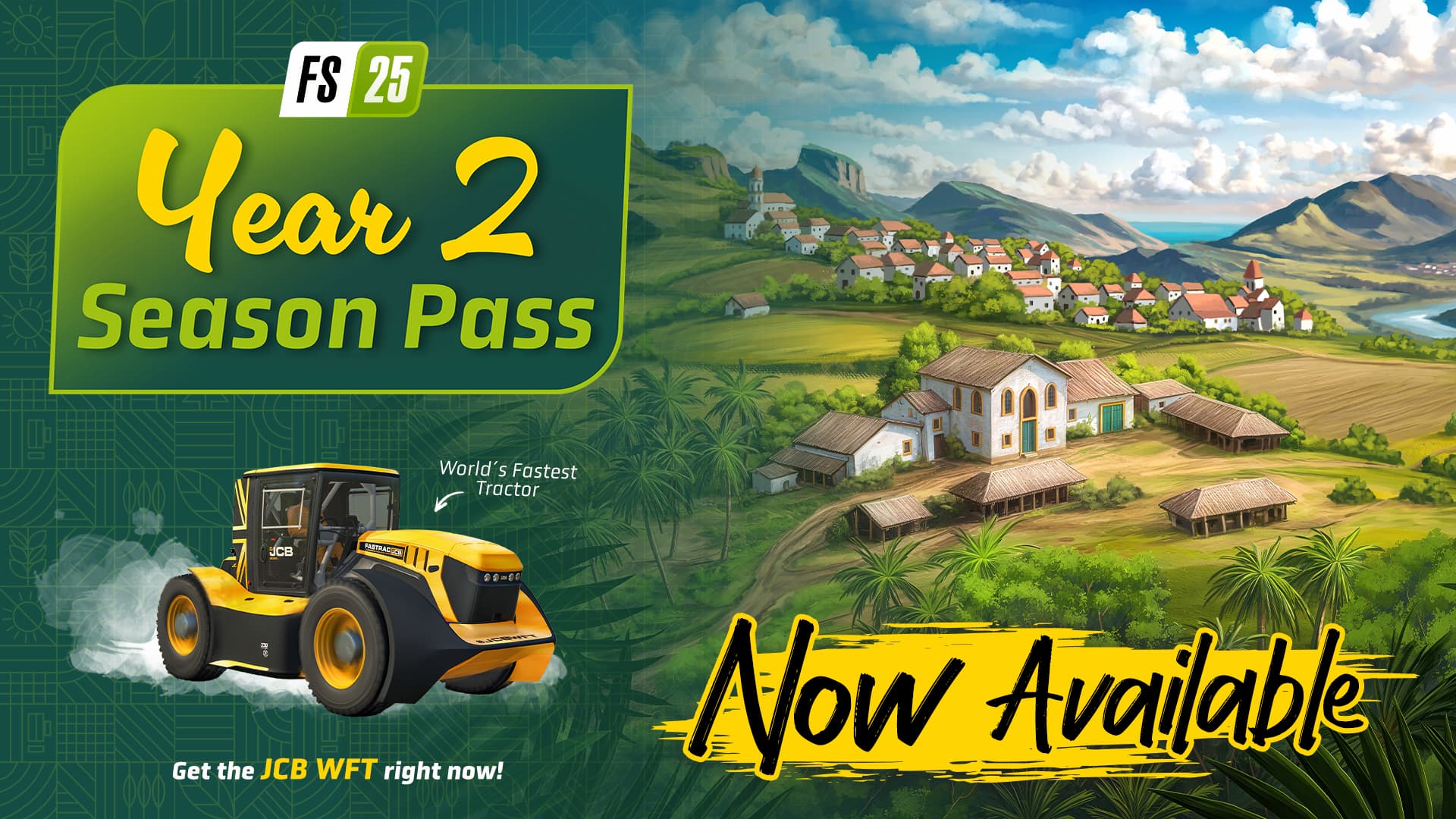 Farming Simulator 25 Year 2 Season Pass release art