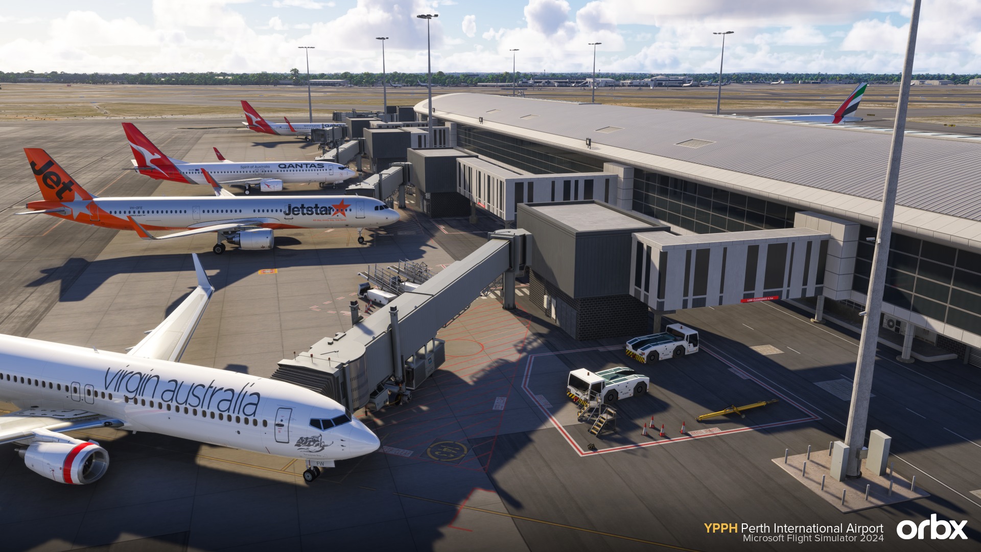 Perth Airport in Microsoft Flight Simulator 2024