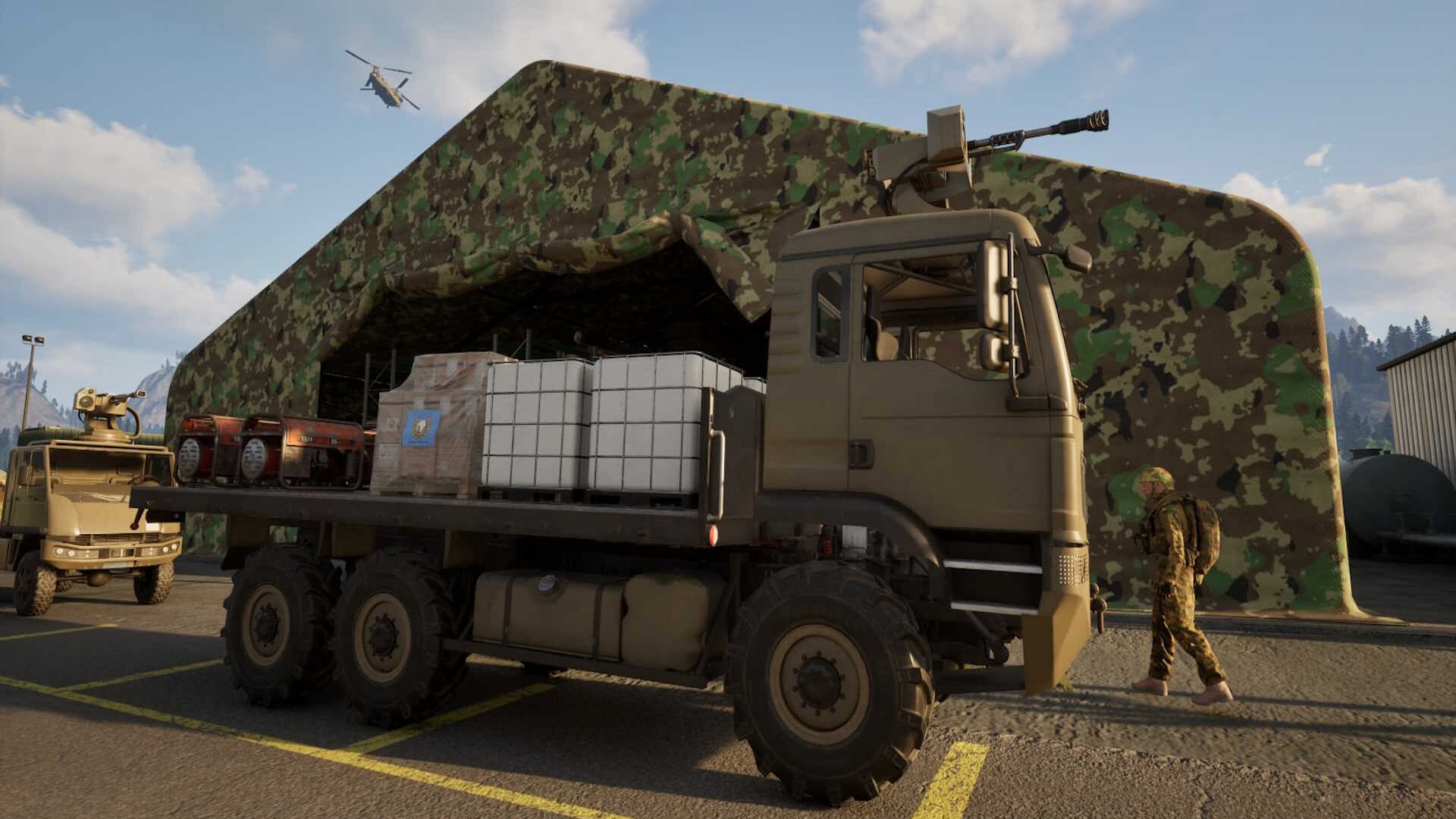 Military Logistics Simulator vehicles