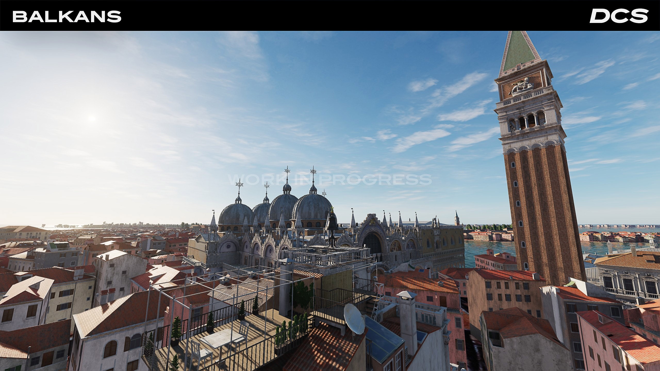 Venice in the DCS World Balkans map