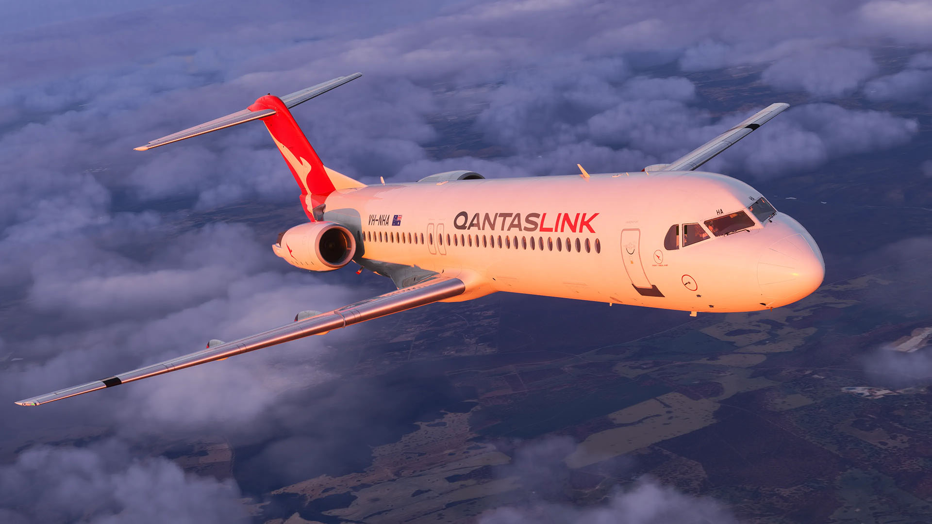 Microsoft Flight Simulator Fokker F100