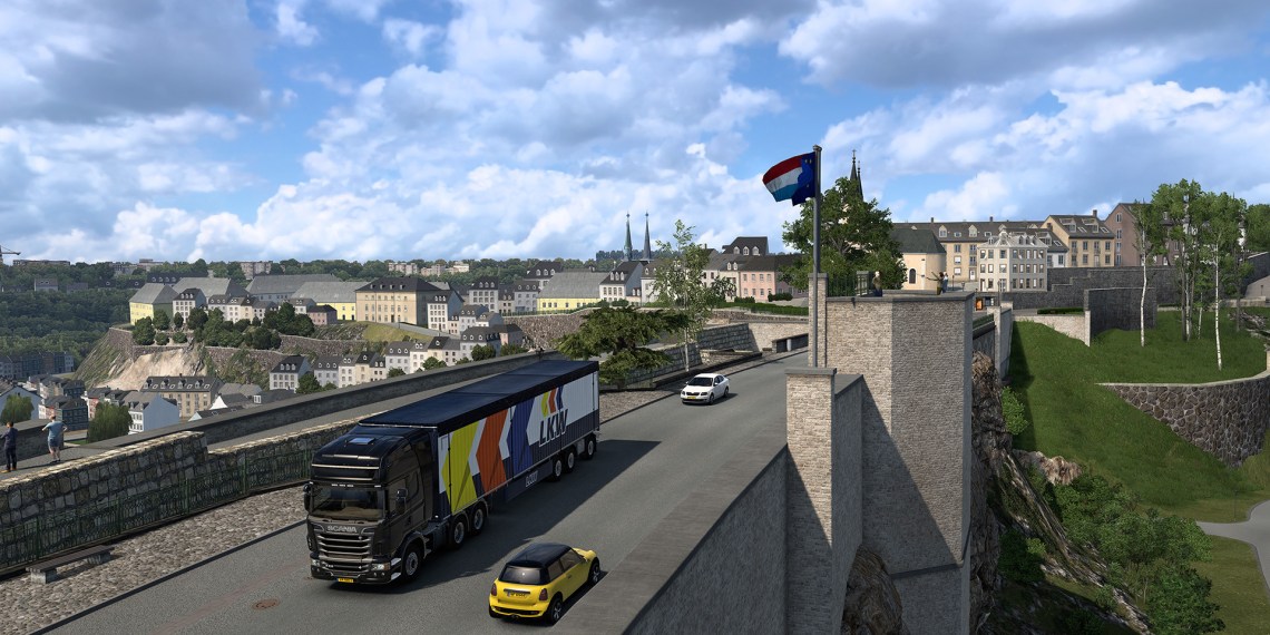 Euro Truck Simulator Benelux Rework Luxembourg