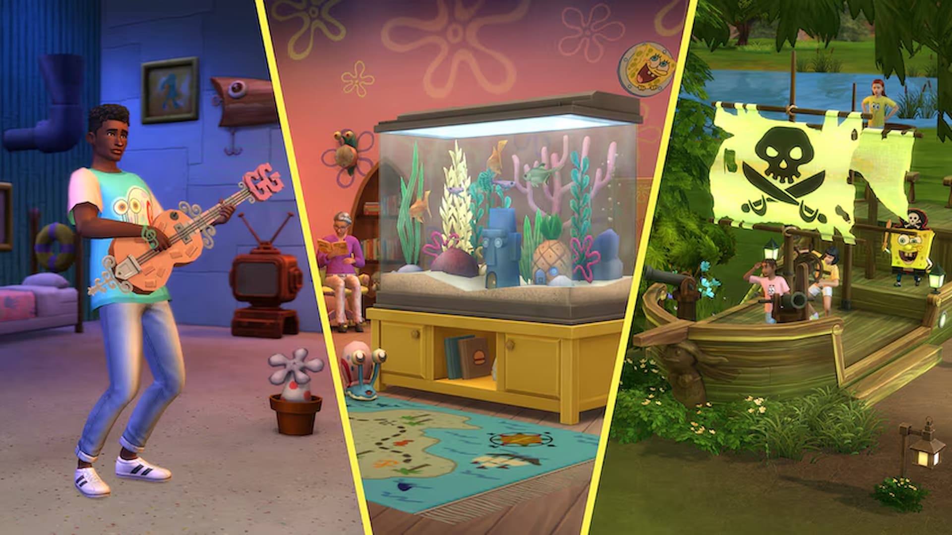 The Sims 4 Bikini Bottom Bundle exclusive items