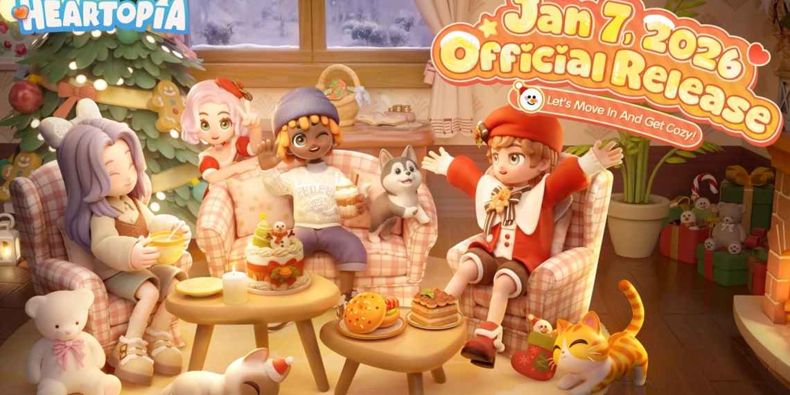 Heartopia release date key art