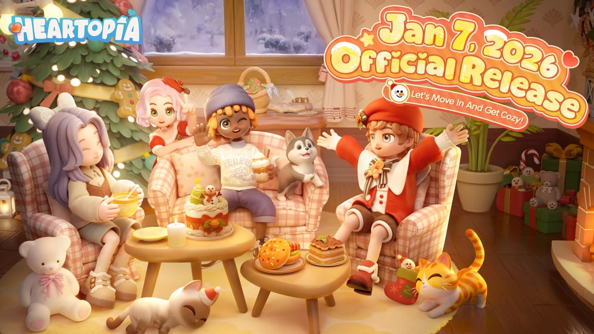 Heartopia release date key art