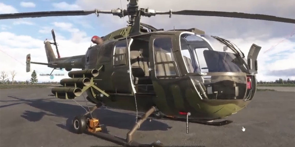 Microsoft Flight Simulator MBB Bo 105