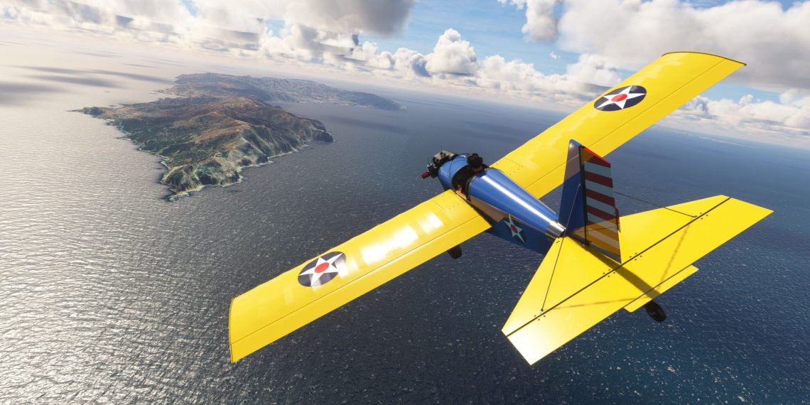 A flight simulation scene - Emerald 1500R Sport - Microsoft Flight Simulator