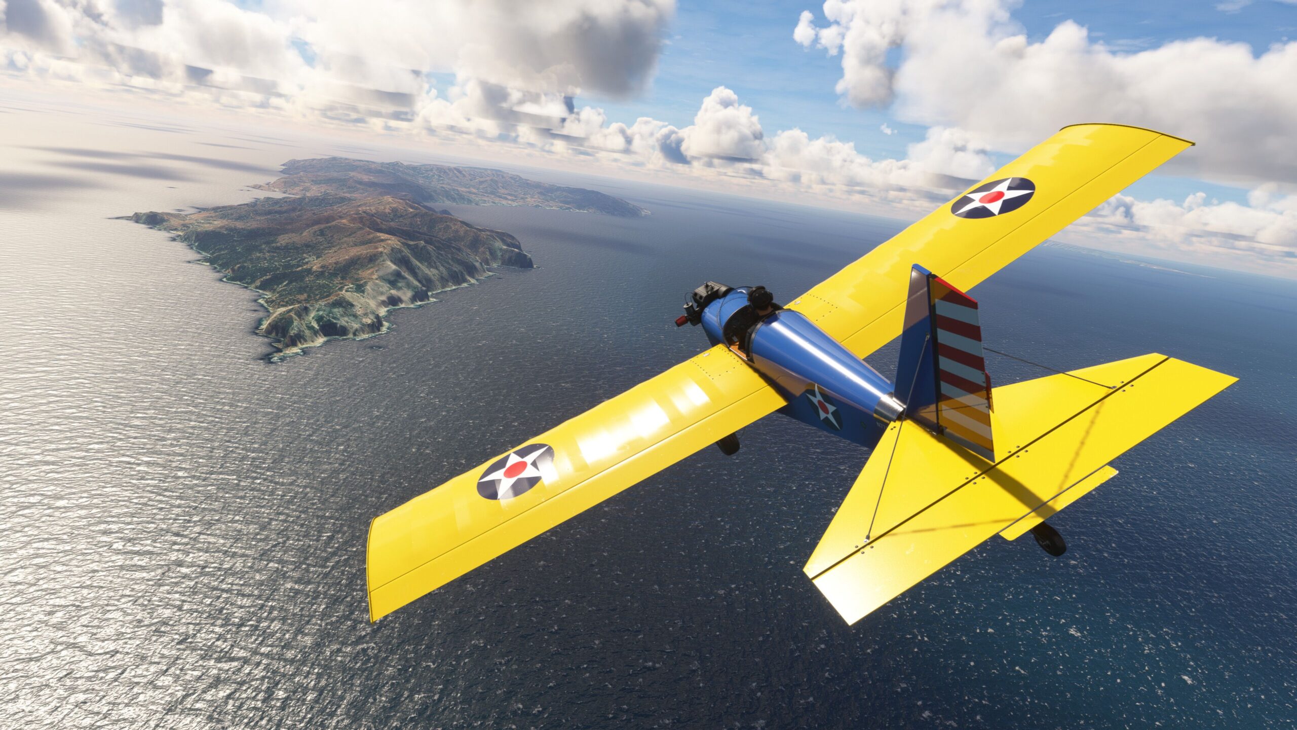 A flight simulation scene - Emerald 1500R Sport - Microsoft Flight Simulator