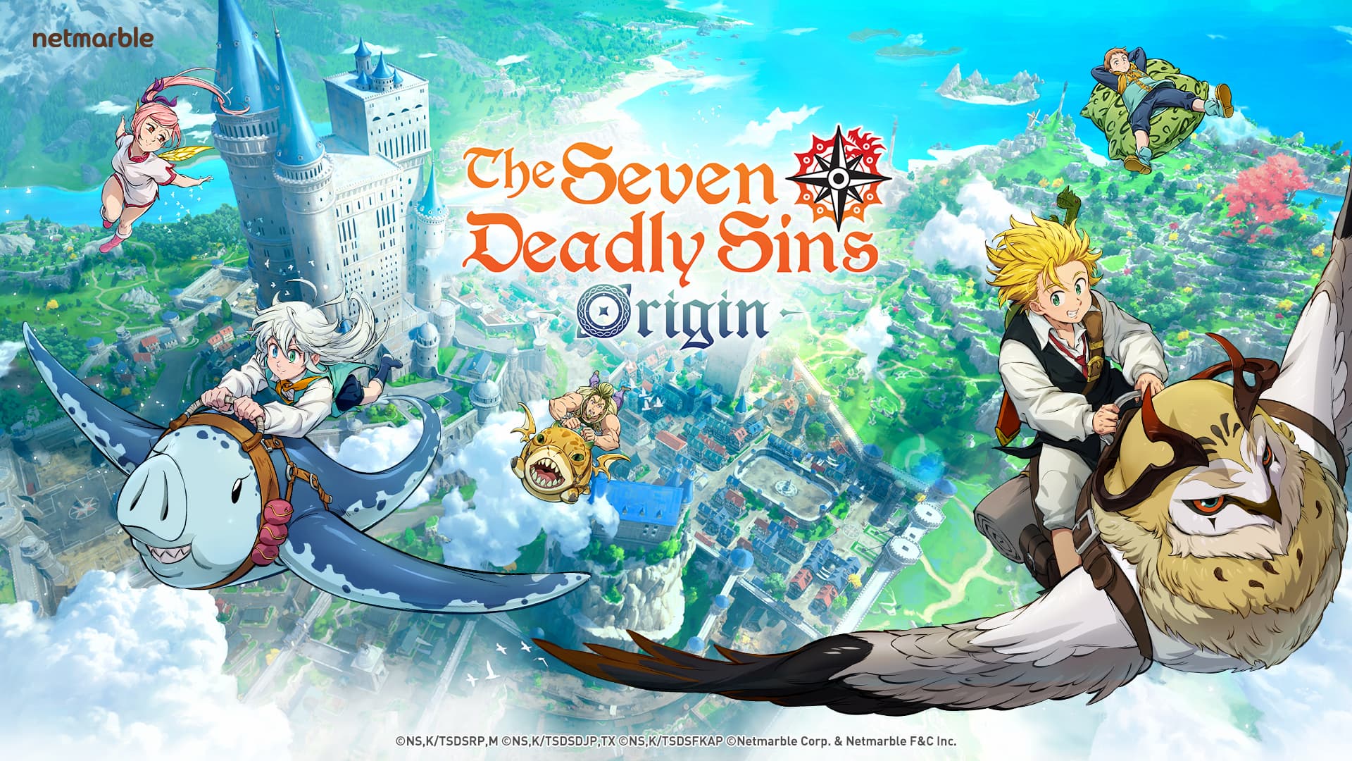 The Seven Deadly Sins Origin key art