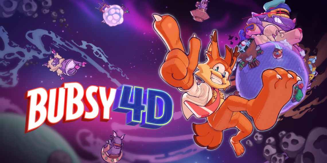 Bubsy 4D - Hero Art