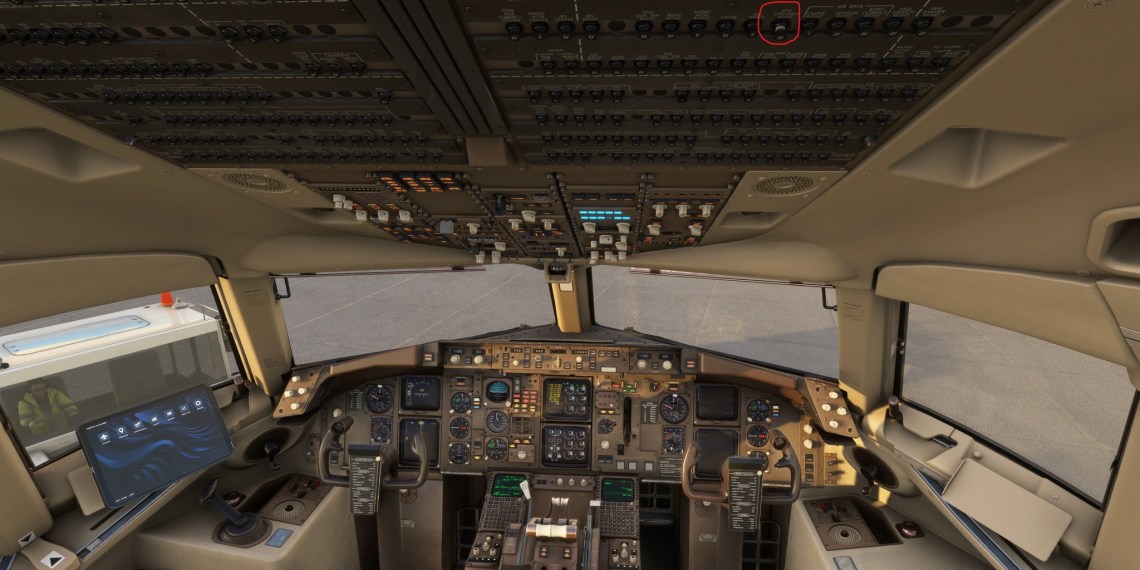 Microsoft Flight simulator 757