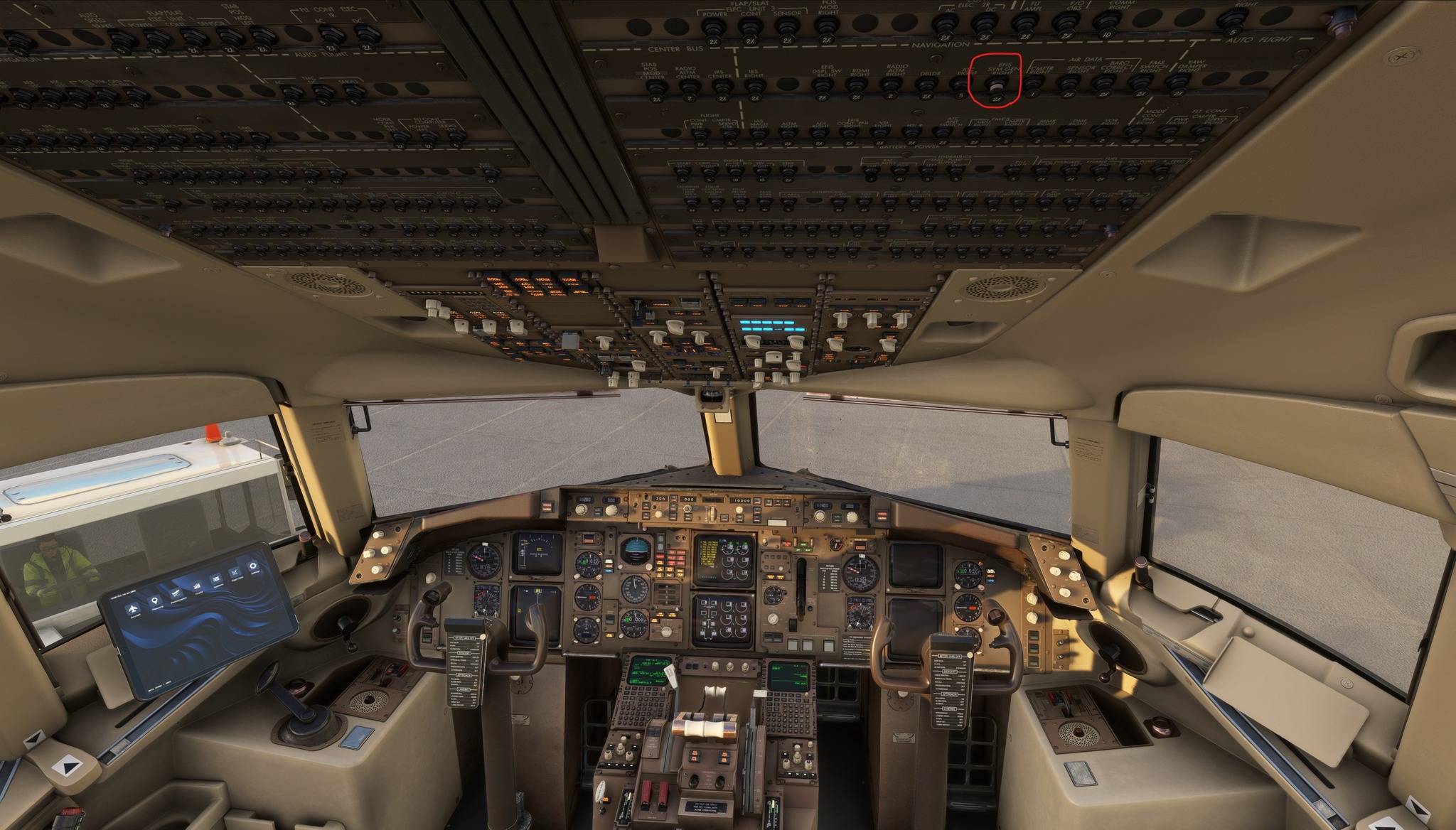 Microsoft Flight simulator 757