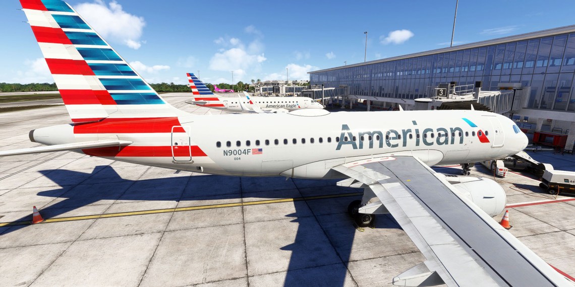 A flight simulation scene: Microsoft Flight Simulator 2024 Key West